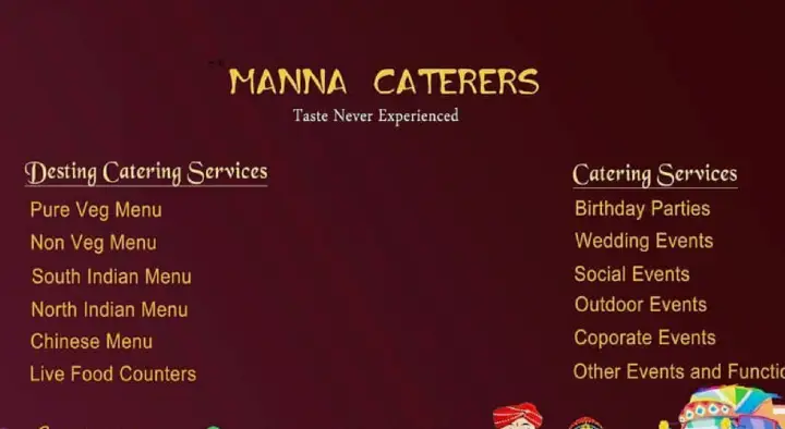 Manna Catering in Sainikpuri