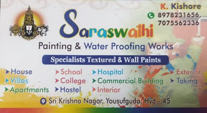 Saraswathi Painting Works in Yousufguda