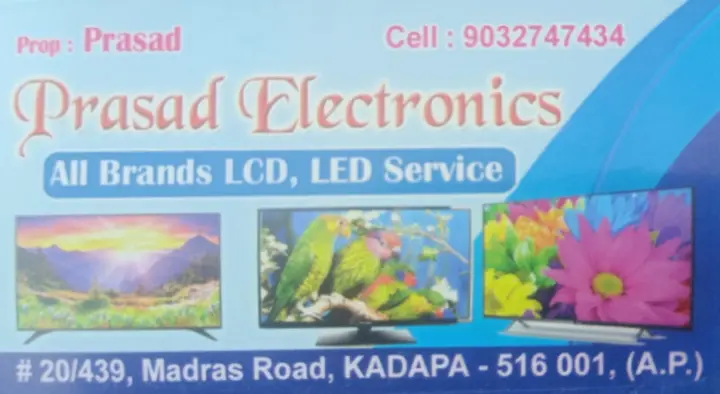 Prasad Electronics in Madras Road