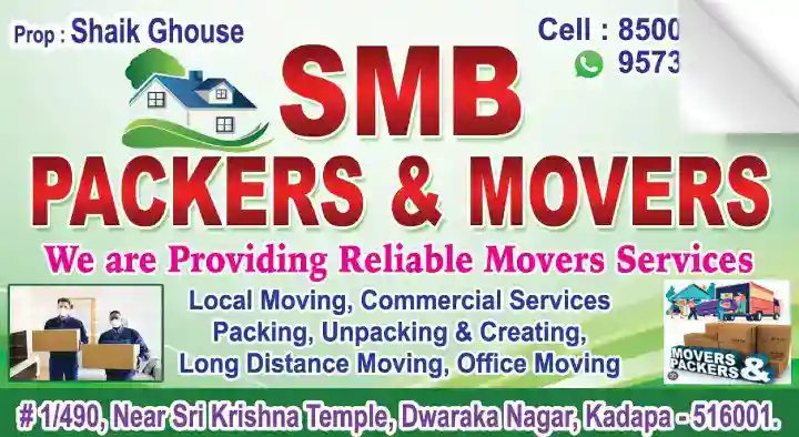 SMB Packers and Movers in Dwaraka Nagar