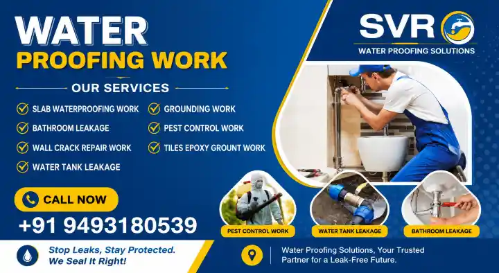 SVR Waterproofing Works in Sarpavaram