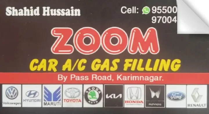 Zoom Car AC Gas Filling in By Pass Road