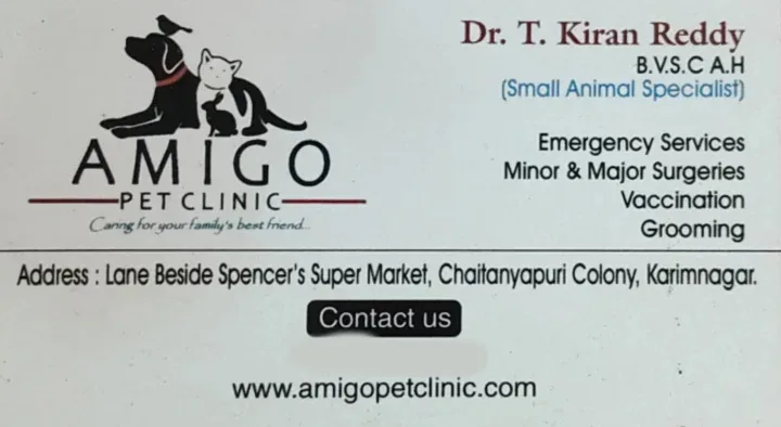 Amigo Pet Clinic in Chaitanyapuri Colony