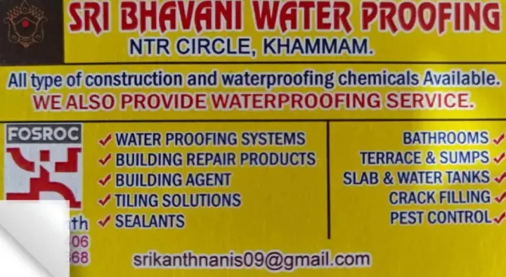 Sri Bhavani Water Proofing in NTR Circle
