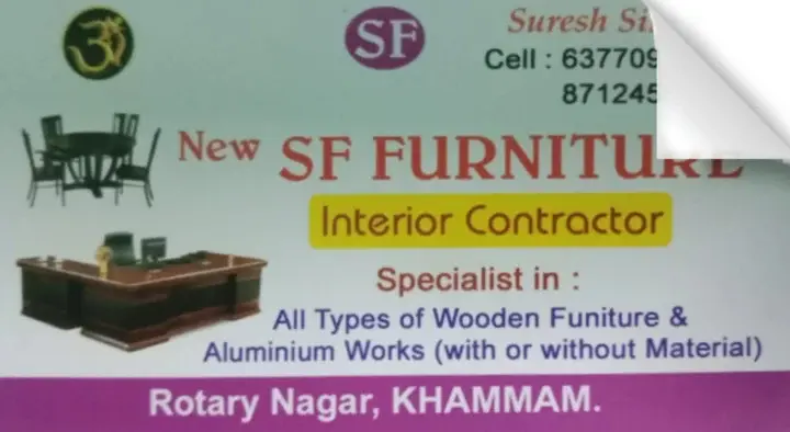 New SF Furniture in Rotary Nagar