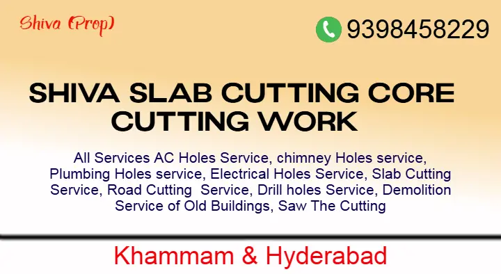 Shiva Slab Cutting Core Cutting Work in Gandhi Chowk
