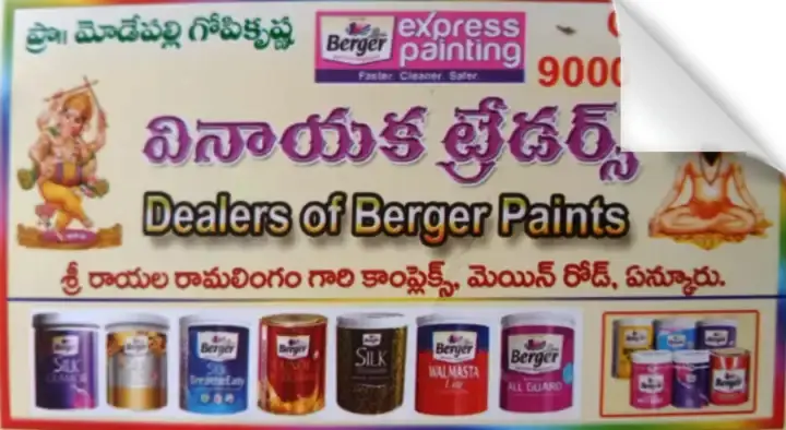 Vinayaka Traders Dealers of Berger Paints in Enkuru