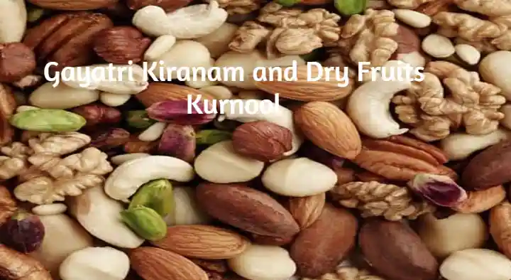Gayathri Kiranam and  Dry Fruits in Pappula Bazar
