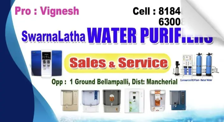 Swarnalatha Water Purifiers in Bellampalle