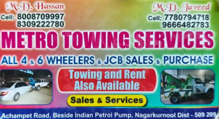 Metro Towing Services in Achampet Road