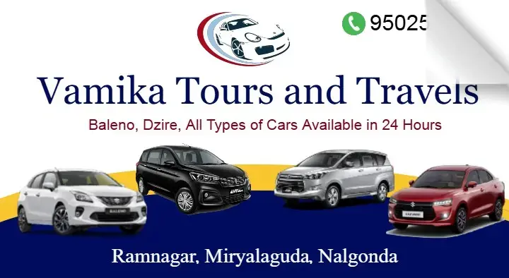 Vamika Tours and Travels in Miryalaguda