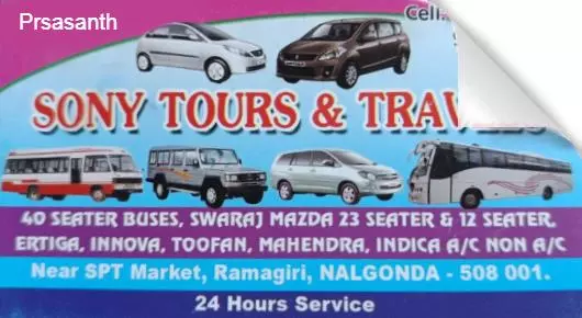 Sony Tours and Travels in Ramagiri