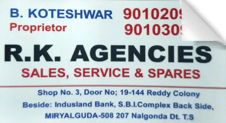 RK Agencies in Miryalaguda