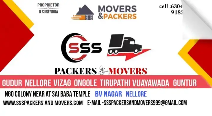 SSS Packers and Movers in BV Nagar