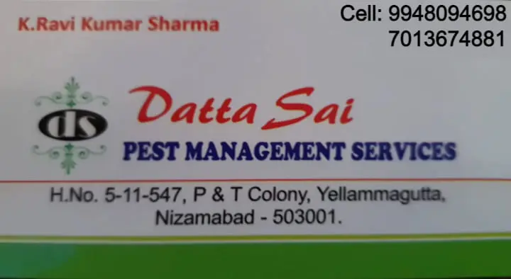 Datta Sai Pest Management Services in Yellammagutta