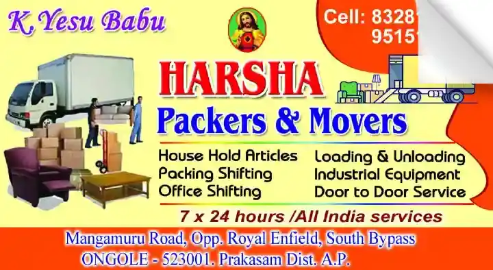 Harsha Packers and Movers in Mangamuru Road