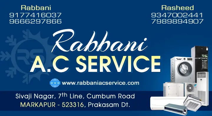 Rabbani AC Service in Markapur