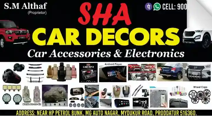 SHA Car Decors in Mydukur Road