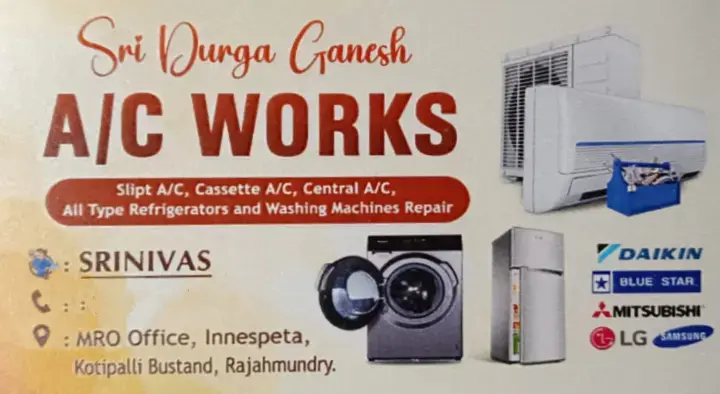 Sri Durga Ganesh AC Works in Innespeta