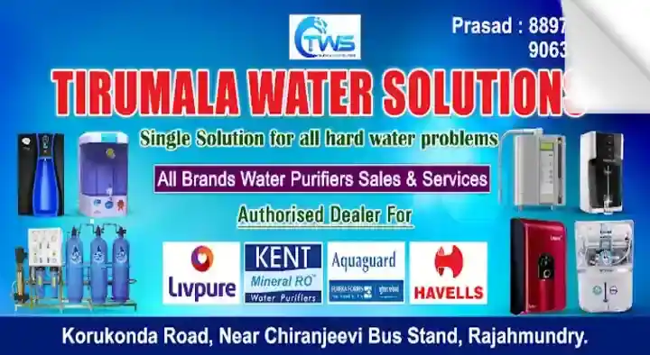 Tirumala Water Solutions in Korukonda Road