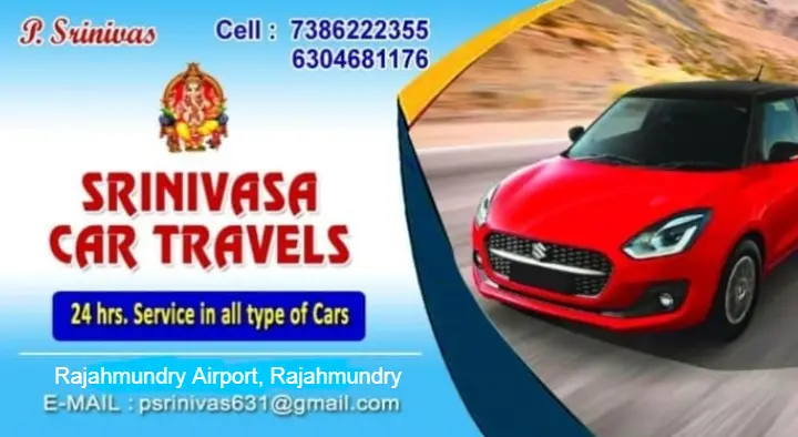 Srinivasa Car Travels in Rajahmundry Airport