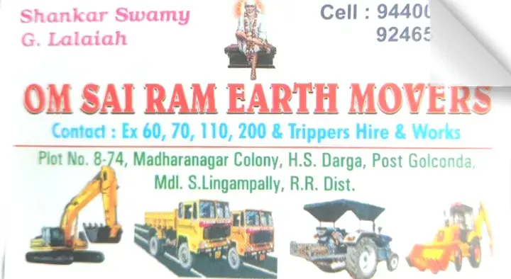 Om Sai Ram Earth Movers in Serilingampally