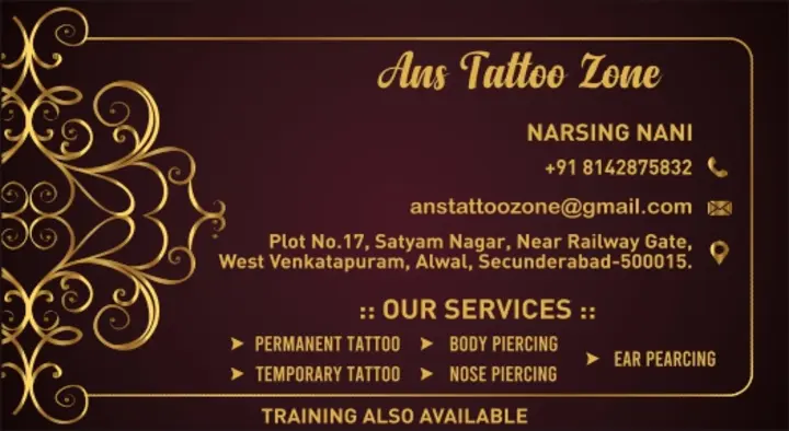 ANS Tattoo Zone in Alwal