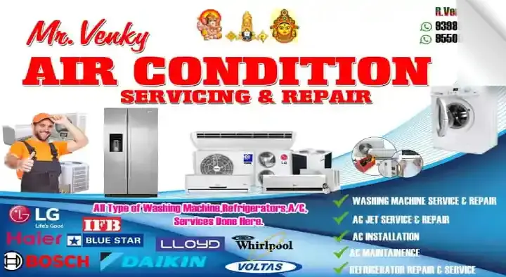 Mr Venky Air Condition Servicing and Repair in Tekkali
