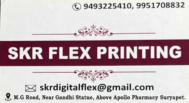 SKR Flex Printing in MG Road