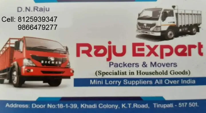 Raju Expert Packers and Movers in KT Road