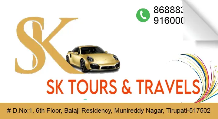 SK Tours and Travels in Munireddy Nagar