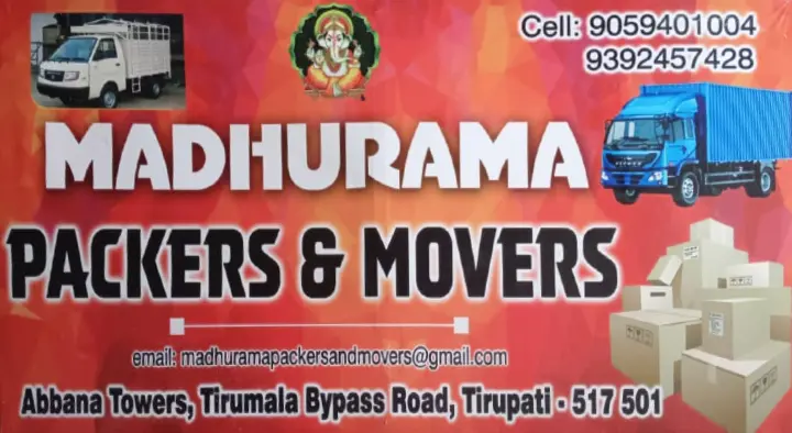 Madhurama Packers and Movers in Tirumala Bypass Road