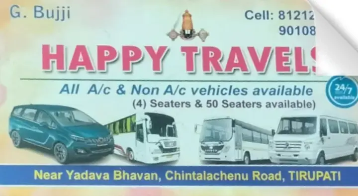 Happy Travels in Chintalachenu Road