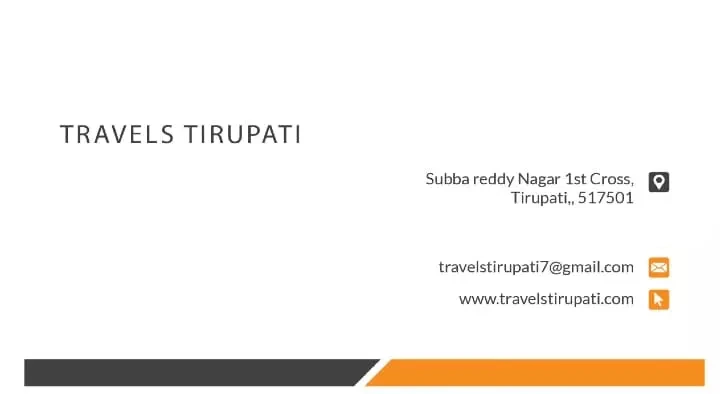 Travels Tirupati in Subbareddy Nagar