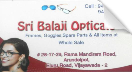 Sri Balaji Opticals in Arundelpet