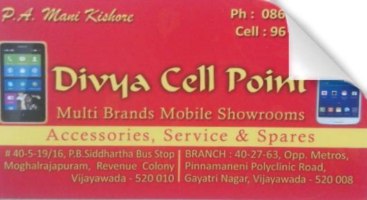Divya Cell Point in Moghalarajpuram