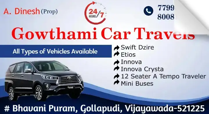 Gowthami Car Travels in Gollapudi