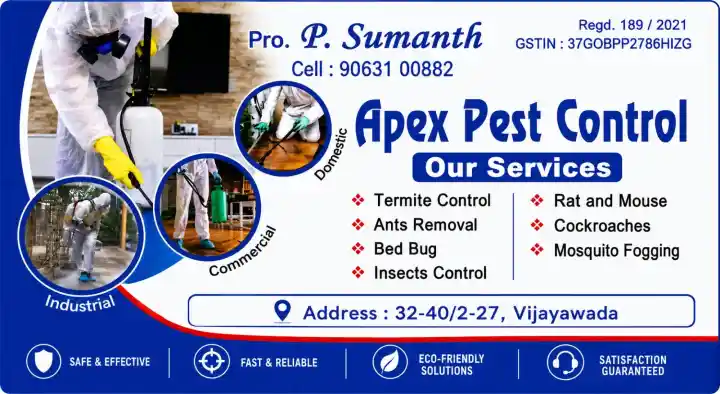 Apex Pest Control in Eluru Road