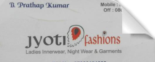 Jyoti fashions in M.G.Road