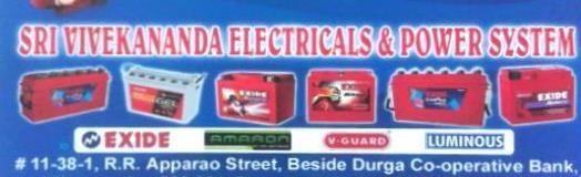 Sri Vivekananda Electricals Power System in Vastralatha