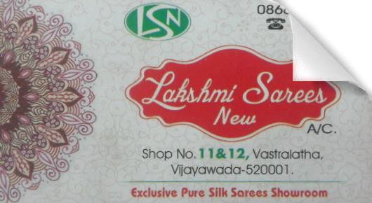 Lakshmi Sarees new in Vastralatha