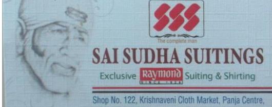 Sai Sudha Suitings in Panja Centre