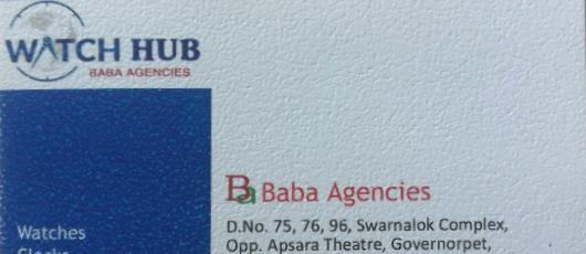 Baba Agencies in Governorpet