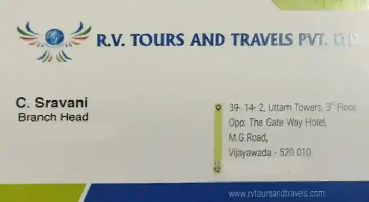 RV Tours and Travels PVT LTD in MG Road