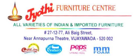 Jyothi Furnitures Centre in Governorpet