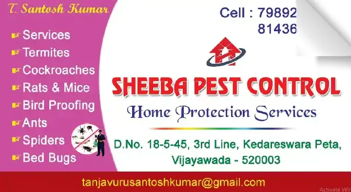 Sheeba Pest Control in Kedareswar Pet