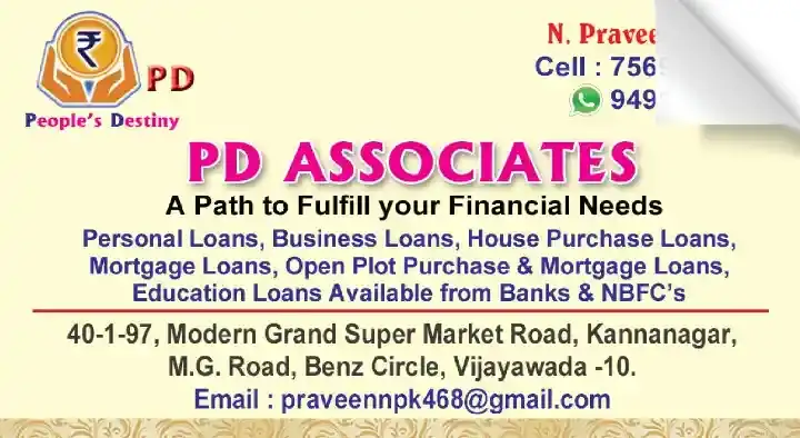 PD Associates (A Path to Fulfill Your Financial Needs) in Benz Circle