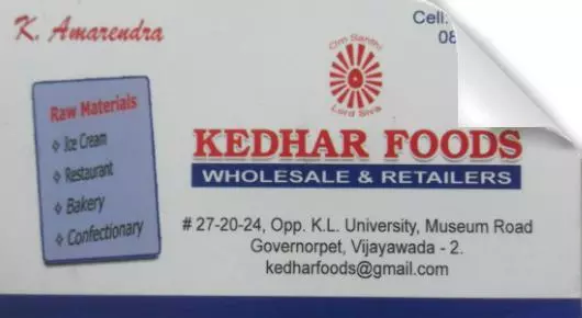 Kedhar Foods in Governorpet