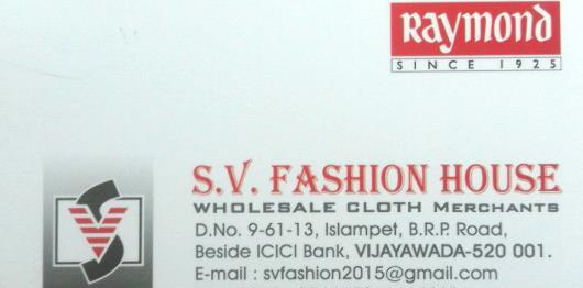 SV Fashion House in Islampet