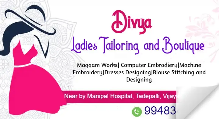 Divya Ladies Tailoring and Boutique in Tadepalli
